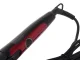 Nova Spiral Hair Curling Iron with Ceramic Coating, Black/Burgundy