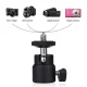 Tripod Ball Head Mount 1/4\"
