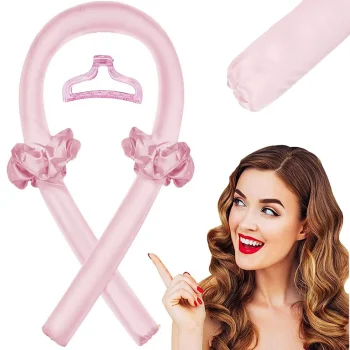 Heatless Hair Roller Set with Hair Clip and Scrunchies