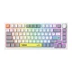 ONIKUMA G52 Mechanical Gaming Keyboard, 82 Keys, RGB, Black