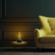 Retro LED Lantern Forever Light FLR-25, Rechargeable Dimmable Table Lamp, black