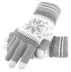 Touchscreen Texting Gloves, Grey