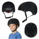 Trike Fix Kids Bike Helmet with LED, Adjustable, M (55-58cm), Black
