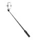 Selfie stick WC12YDS 1.3m aluminum alloy telescopic tripod with dual lamp and phone holder - black