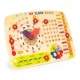 ECOTOYS Wooden Educational Calendar Clock Board for Kids