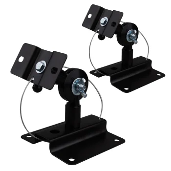 Maclean MC-553 Speaker Wall Mount Brackets, 2 pcs, Black