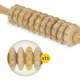 4Fizjo Wooden Body Massage Roller, Anti-Cellulite, 42 cm, Brown