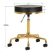 Activeshop H4 Cosmetic Stool Black/Gold
