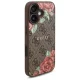 Guess 4G Flowers Print MagSafe Case for iPhone 16, Brown