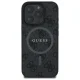 Guess 4G Ring Classic Logo MagSafe Case for iPhone 16 Pro Max, Black