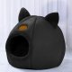 Pet Bed Sofa Mattress Mat Cushion Nest Sleeping Place for Cat Dog - 40x37cm, Black