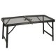 Ikonka LUARO Folding Camping Table, 80 x 66 x 40 cm, Black