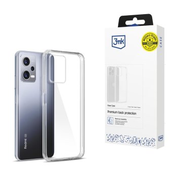 Phone Case Cover Xiaomi Redmi Note 12 Pro+ silicone from the 3mk Clear Case series - transparent