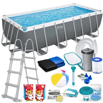 Bestway 56670 Power Steel Frame Pool 488x244x122 cm