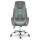 Sofotel Praga Office Chair with Micro-Mesh, Light Blue