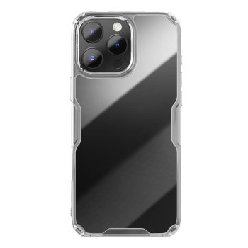 Nillkin Nature Pro Phone Case Cover iPhone 16 Pro Max - transparent and white