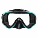 Panoramic Snorkel Set with Dry Top Tube, Blue-Black
