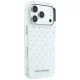 Karl Lagerfeld IML Rhinestones Case for iPhone 17 Pro / 18 Pro - White
