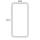 Etteri 9D Tempered Glass for Apple iPhone 13 / 13 Pro / 14 6.1\"