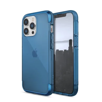 Smūgiams atsparus dėklas Raptic Air, skirtas iPhone 14 Pro, MagSafe, mėlynas