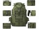 Tactical military backpack 30L for hiking and survival, green