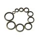150-Piece Bonded Seal Washer Kit Metric M6-M22 Metal Rubber Gasket Assortment