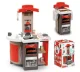 Smoby mini Tefal OpenCook 312202 Children Kids Toy Plastic Kitchen With Sound and Accessories, Red