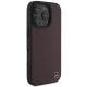 Mercedes iPhone 16 Pro Max Case Wood Imitation Leather MagSafe, Red