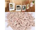 Mini Decorative Wooden Pegs, 2.5 cm, 100 pcs