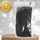 Bakalu Long Black Wavy Wig with Bangs
