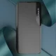 Hurtel Samsung Galaxy S24 FE Eco Leather View Case with Stand, Black