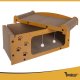2-Level Cardboard Cat Scratcher House and Bed Purlov 27016