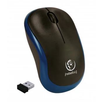 Rebeltec Meteor Wireless Optical Mouse, Blue