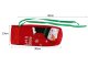Christmas Bottle Cover Snowman, Red