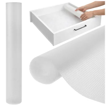 Ruhhy Non-Slip Drawer and Cabinet Mat 500x50 cm, White