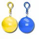 Rain Poncho in a Ball with Carabiner, Universal Size