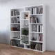 Modernhome WYJ-400 Bookcase, 14 Shelves, White