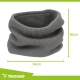 Trizand Warm Fleece Neck Warmer 20674, Unisex Tube Scarf, Grey