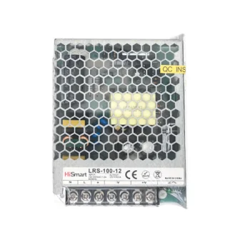 Power Supply 12V, 8.5A, 100W, 1U Profile