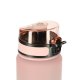 Sports Water Bottle with Straw and Handle 600ml, Pink-Blue