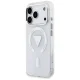 Guess IML Gradient Triangle Logo MagSafe Case for iPhone 17 Pro, Transparent
