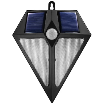 Maclean MCE168 Solar LED Wall Lamp with Motion Sensor, 6 LED