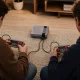 Retro TV Game Console with 620 Games and 2 Controllers, Grey