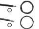 Bicycle Brake and Shift Cable and Housing Set with End Caps and Noodles