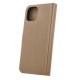 Samsung Galaxy A12 (SM-A125F/DSN) Smart Classic Wallet Phone Cover Case, Gold