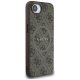 Guess 4G Ring Classic Logo MagSafe Case for Apple iPhone 16e, Brown