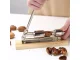 Steel Nutcracker on Wooden Stand (Adjustable)