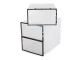 Modular Shoe Organizer Box with Transparent Flap