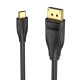 USB-C to DisplayPort 8K HD Cable 1.5m Vention CGYBG (Black)