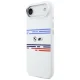 BMW M Silicon Horizontal Line MagSafe Case for iPhone Air, White